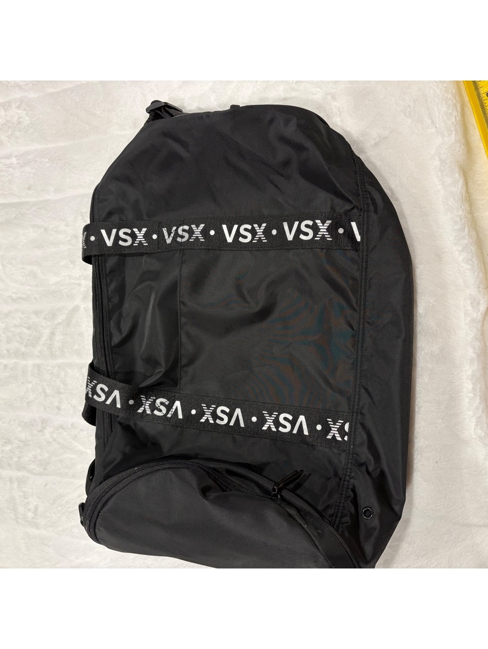 Victoria's Secret VSX Black Nylon Duffle Bag Large Size with Multiple Pockets